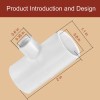 Aopchry 10 Pack Chicken Waterer ABS Tee Fittings. Suitable for