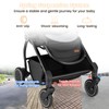 BABY JOY Baby Stroller, Foldable Toddler Stroller with Reversible Seat,