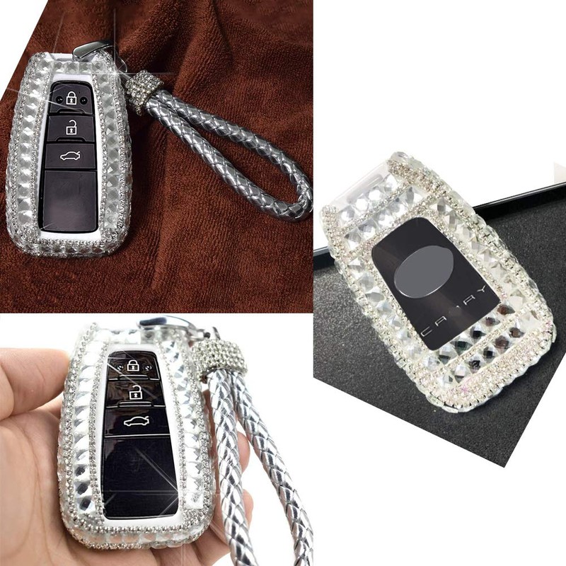 PGONE Car Key Shell Fob Key Cover Key Chain Lady