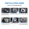 For Toyota 4Runner 2010-2021 - 6x LED Headlight Bulbs Hi/lo