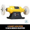 Woodskil 4.0A Bench Buffer Polisher, 6 Inch Jewelry Buffer Polishing