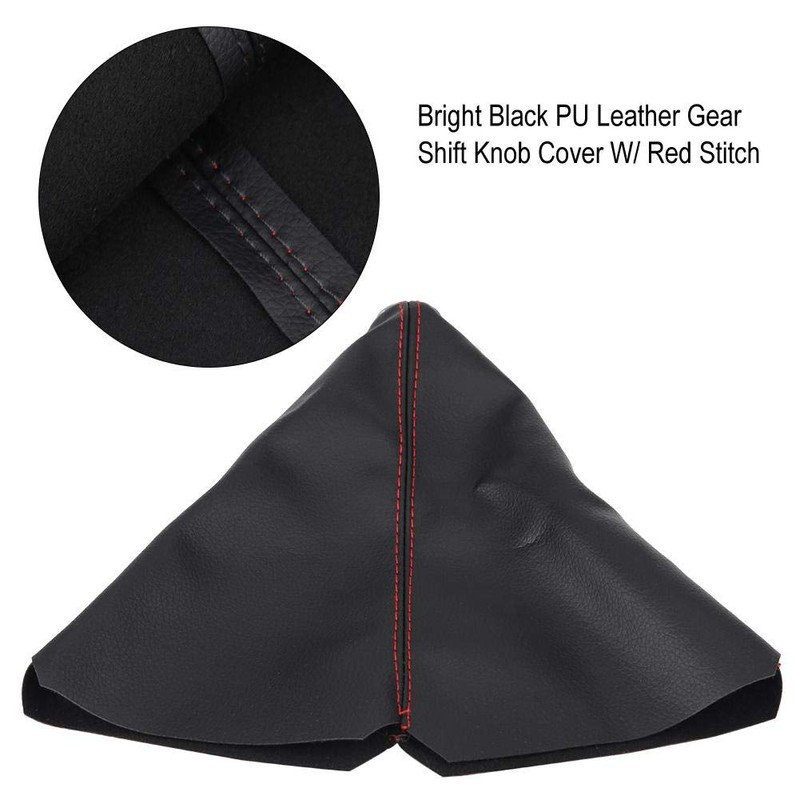 Keenso Shift Boots Shift Knob Boot Cover Easy Installation Stylish