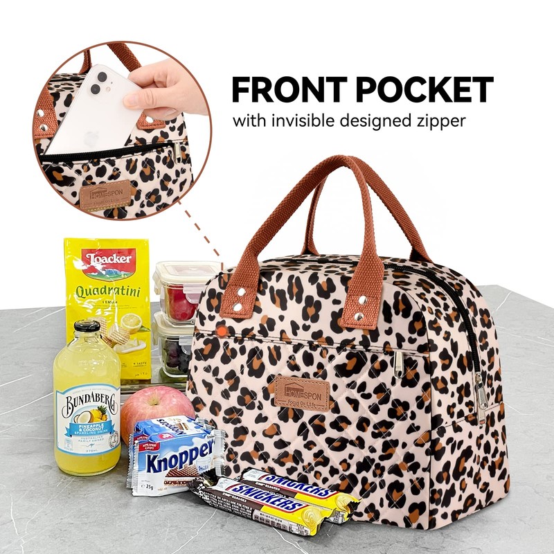 HOMESPON Insulated Lunch Bag for Women Men Adults Lunch Tote