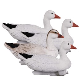 Higdon Outdoors Full Size Goose Decoys, Floater, Snow Goose, Foam Filled, Multi