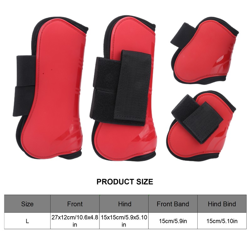 Horse Tendon Boots Thicken PU Shell Protection Horse Boots Horse
