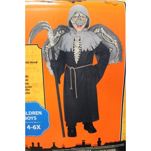 Rubie's MESSENGER OF DEATH BOYS COSTUME Small 4-6X Grim Reaper