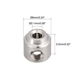 uxcell 10PCS RC Airplane Plane Landing Gear Wheel Stop 2.1mm Shaft Hole Dia.