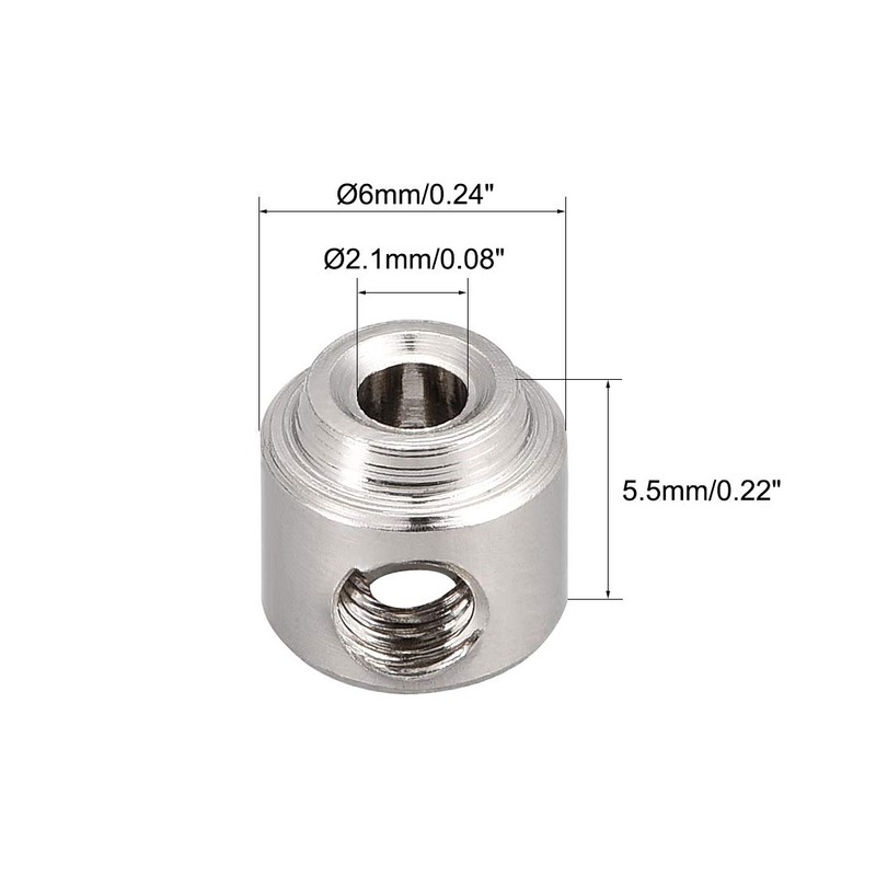 uxcell 10PCS RC Airplane Plane Landing Gear Wheel Stop 2.1mm