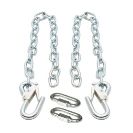 RIGID HITCH INCORPORATED Safety Chains with Safety Latches and 5/16 Inch Quick Links (SC2-K)