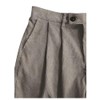 Floerns Men's Slant Pocket Tailored Pants Work Office Fold Pleated