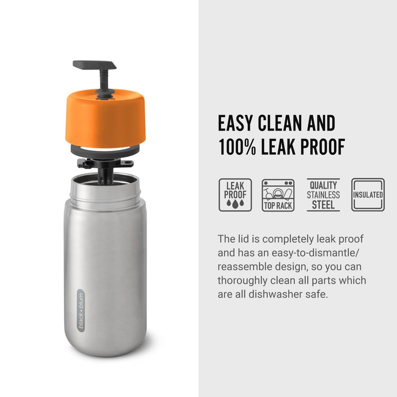 Black Blum 14026 Suito Insulated Travel Cup, Orange