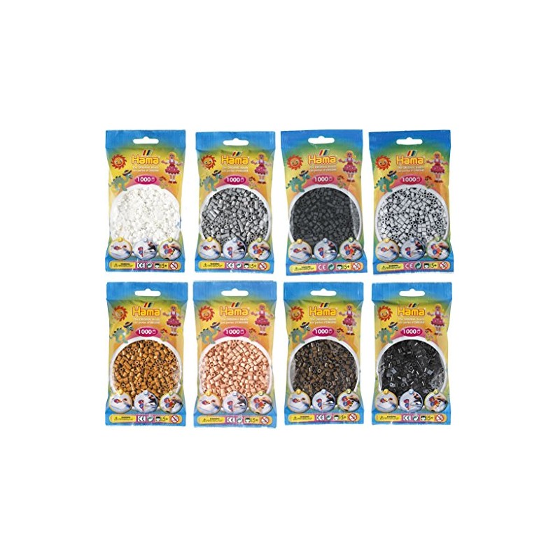 Hama Midi Iron-on Beads Set 5 mm Various Designs, Set