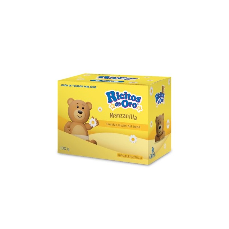 Ricitos de Oro, Jabón de Manzanilla 100 g – Paquete