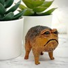 Ugly Toad Figure, Home Rain Frog Decor Sculpture, Resin Fun