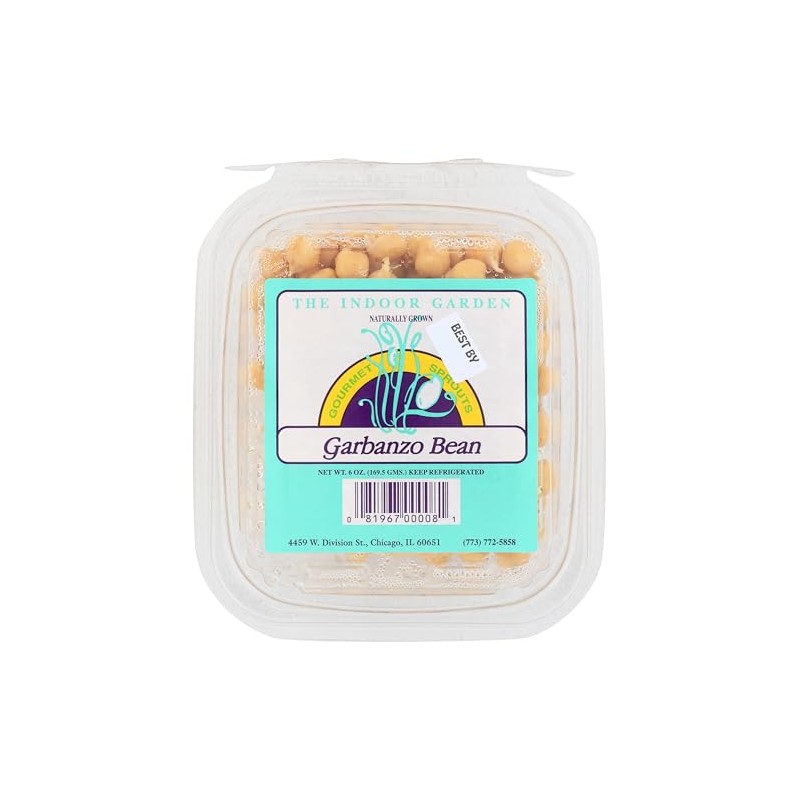 Chicago Indoor Gardens Garbanzo Bean Sprouts, 6 OZ