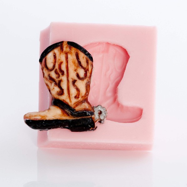 Cowboy Boot Silicone Mold Make Your Own Western Chocolate, Fondant,