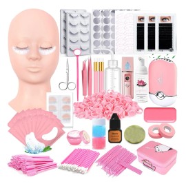 Kit De Pestañas Extensiones Profesional Profesional Práctica