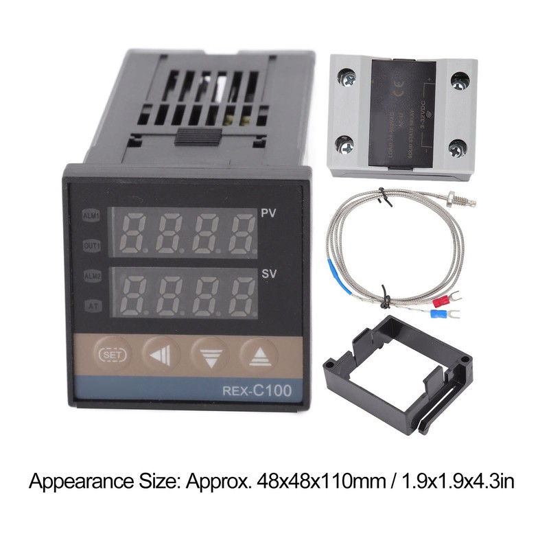 PID Thermostat Temperature Controller Set 0‑400℃ Chicken House Temperature Controller
