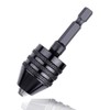 Mesee 0.3-8mm Keyless Drill Chuck, 1/4 Inch Hex Shank Quick