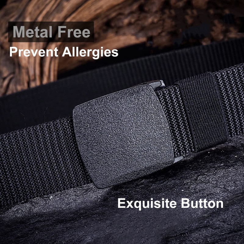 Tenine Tactical Belt Heavy Duty Military Nylon Web Strap Riggers