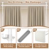 Bonpally Room Divider Curtain Rod, No Drilling Room Separator for