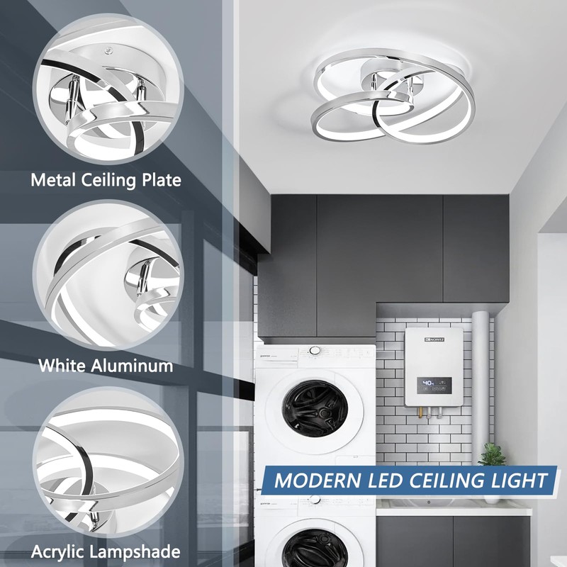 Vloitgol LED Ceiling Light Fixtures,36W Flush Mount Modern LED Ceiling