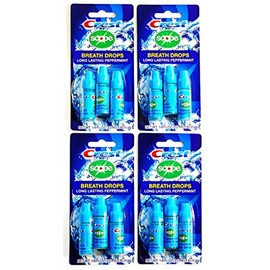 Crest Scope Breath Drops - Long Lasting Peppermint Liquid Breath Fresheners 12 Count