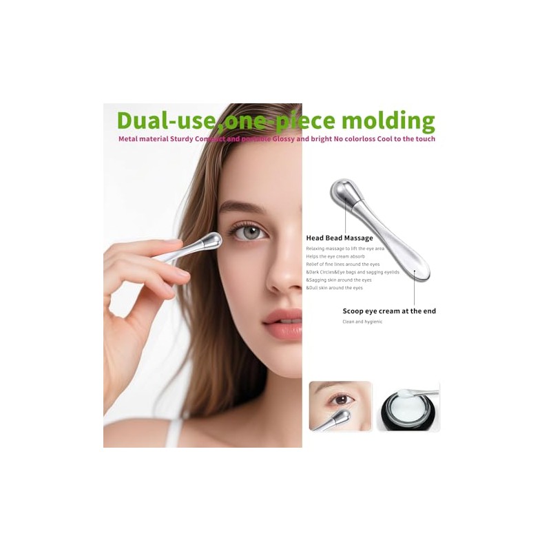 Stainless Steel GuaSha & Eye Cream Applicator Facial Tools