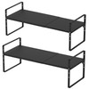 iPEGTOP Expandable Cabinet Storage Shelf Organizer Rack, Heavy Duty Steel