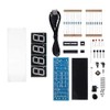 4 Digit DIY LED Digital Clock Kit, LED Electronic Clock