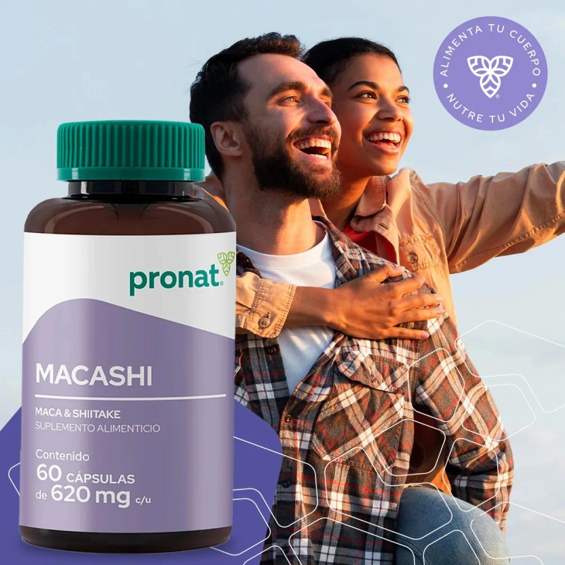 Macashi Maca Shiitake (60 Caps) Pronat Natural