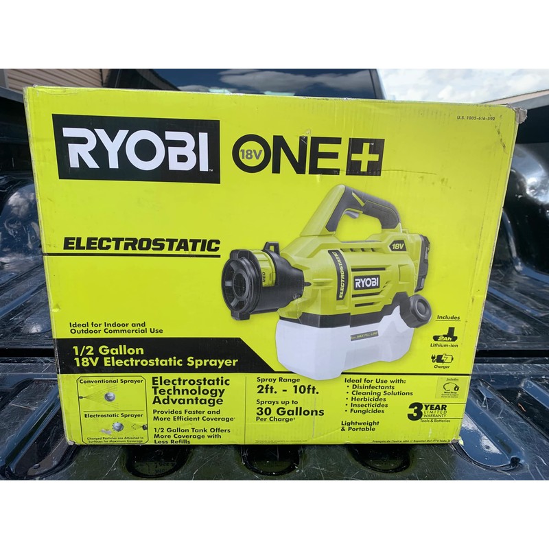 RYOBI - ONE+ 18V Cordless Electrostatic 0.5 Gal Sprayer with