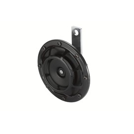 Hella 003399071 Supertone - Bocina de tono alto con rejilla protectora negra, un solo bocino
