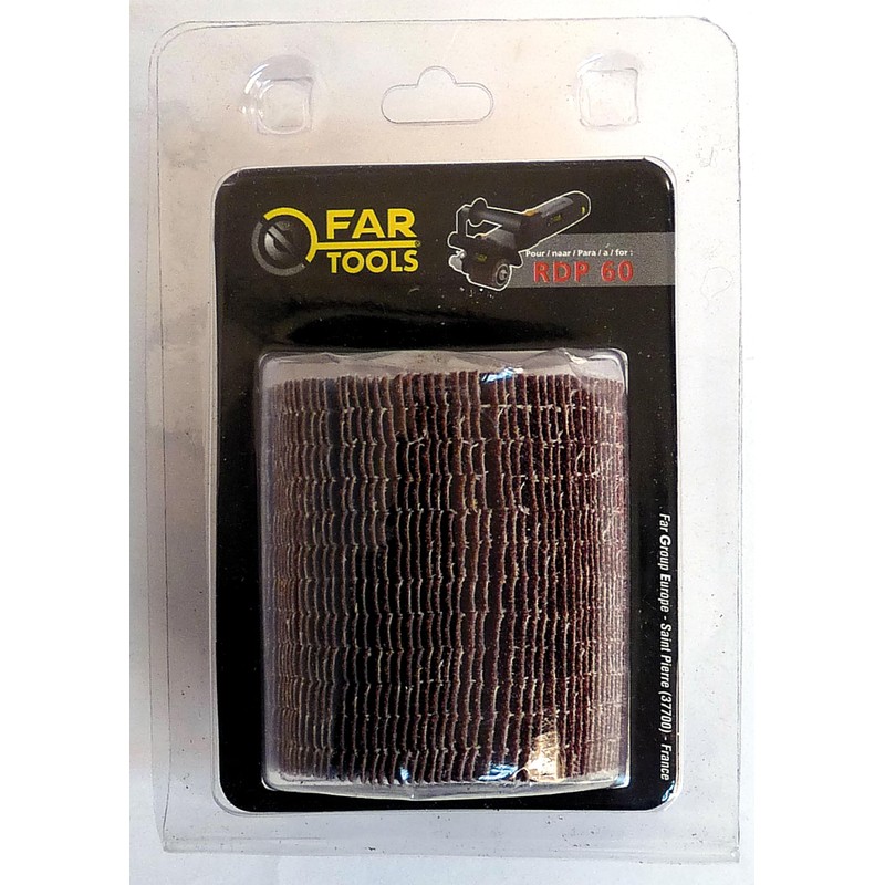 Fartools Flap Roller For Precision Renovator, Ø60 mm, Gr 80