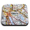 1 x Square MDF Fridge Magnet - Zurich City Switzerland