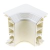 Panduit T70ICIW Power Rated Raceway Inside Corner Fitting, Off White