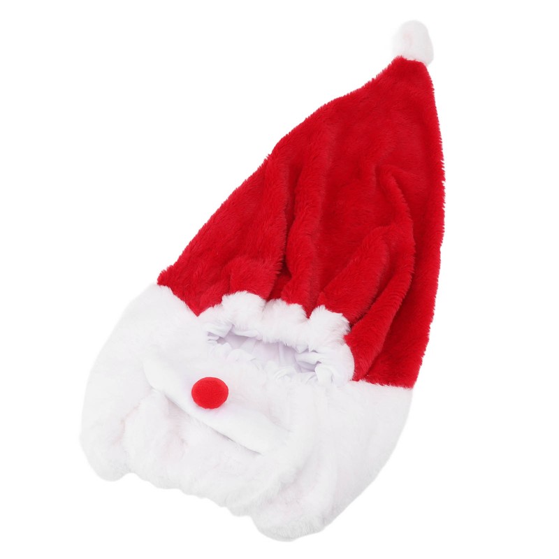 Christmas Helmet Cover Plush Scratch Proof Motorcycle Helmet Hat for