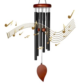 Windspiel Metall,Windspiele für Draußen Hängend,82cm Windspiel Garten, Wind Chimes,Klangspiel Garten Wetterfest,Windspiele Balkon,Klangspiel Garten Hängend,Glockenspiel für Terrasse,Gartenwindspiel