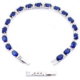 RIZILIA 18K White Gold Plated Bracelet Extender Clasp Extension 1.2inch NO BRACELET