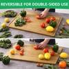 GarveeHome 24"x18" Bamboo Cutting Boards, Extra Large Wood Cutting Board
