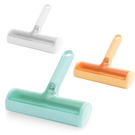 2025 Upgrade Tierhaarentferner Fusselrolle mit abnehmbarem Griff– Wiederverwendbarer, selbstreinigender Katzen- & Hundehaarentferner, Fusselbürste für Tierhaar, Geeignet für Sofas, Kleidung (Grün)