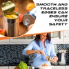 Can Opener Manual, Heavy Duty Stainless Steel Can Opener with
