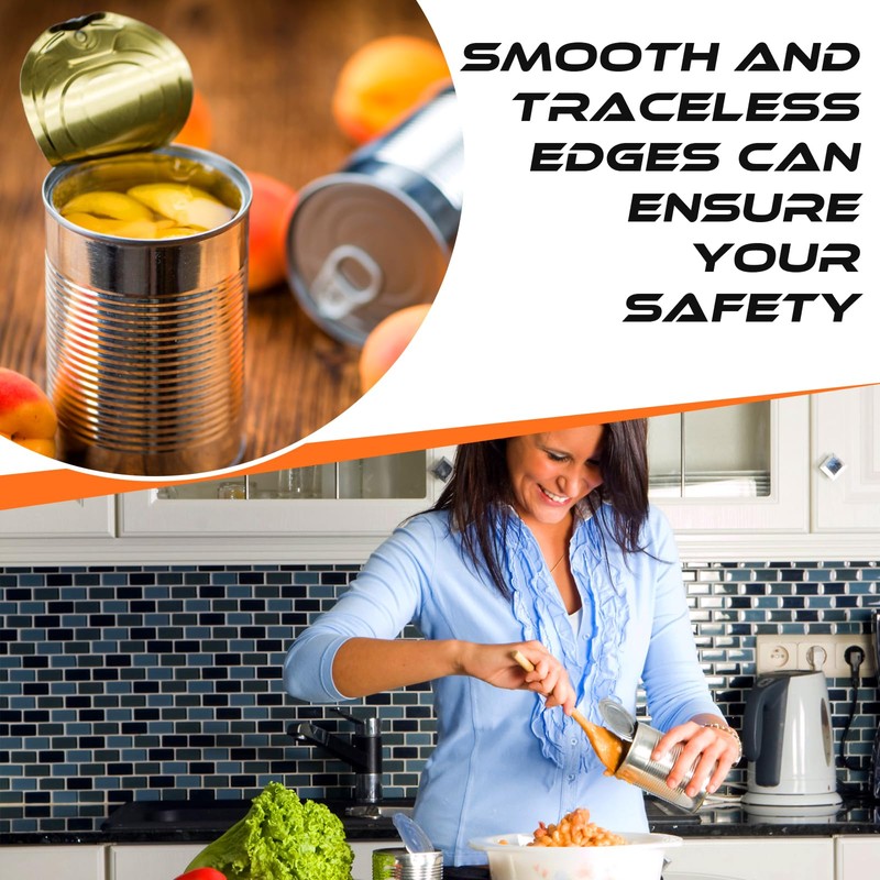 Can Opener Manual, Heavy Duty Stainless Steel Can Opener with
