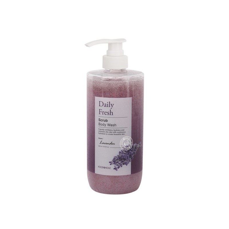 (1+1) Food A Holic Daily Fresh Scrub Body Wash Lavender