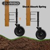 DURIGID 5” Spring Loaded Gate Caster Heavy Duty Gate Wheels