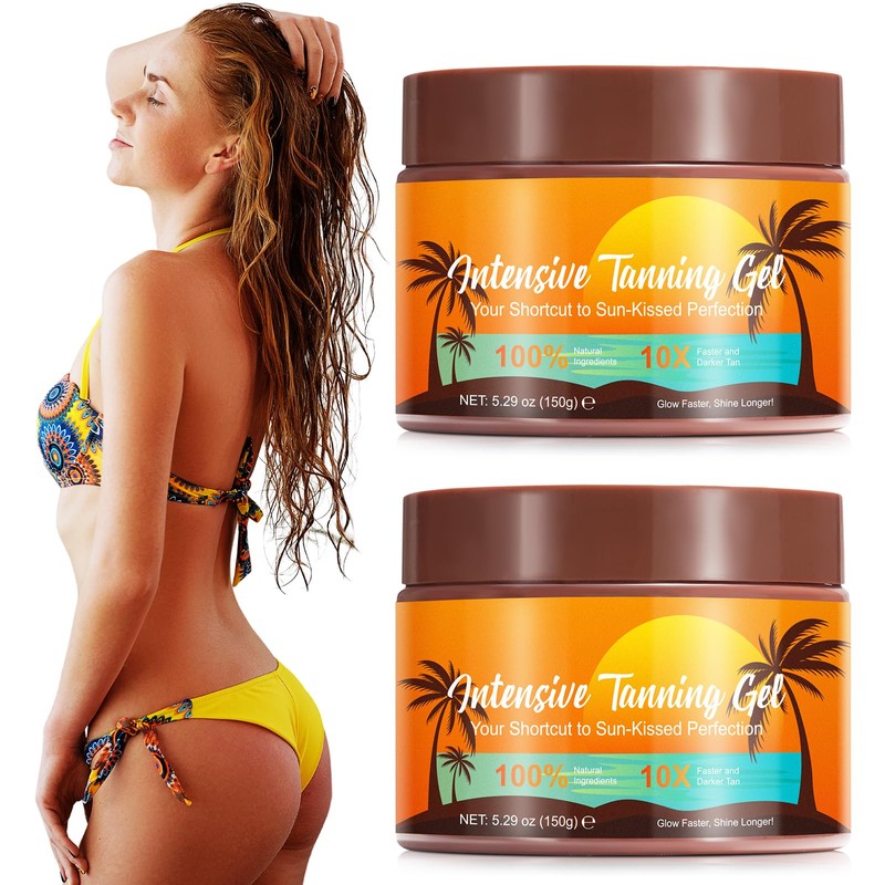 Brown Shine Sunbed Tanning Accelerator, Premium Tanning Accelerator Cream for