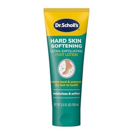 Dr. Scholl's Dry, Flaky Skin Remover Ultra Exfoliating Foot Lotion with Urea for Rough Dry Cracked Feet, Heal and Moisturize for Healthy Looking Feet,