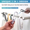 XoYoZo Laundry Hooks with Clips Hanger Closet Organizer Clamps Socks
