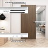 DIYHD 48" Concealed Sliding Barn Door Hardware with Dual Soft