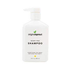 Original Sprout Worry Free Shampoo for All Hair Types, Vegan Shampoo, 10 oz. Bottle